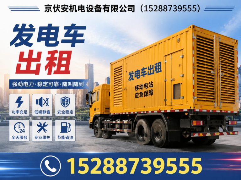 达州应急发电机出租展示图