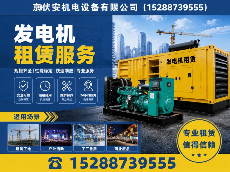 达州柴油发电机组出租展示图